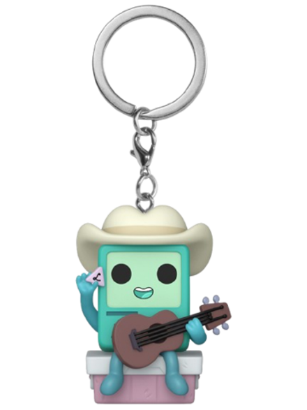 Брелок Funko Pocket POP! TV Adventure Time Cowboy BMO w/Guitar
