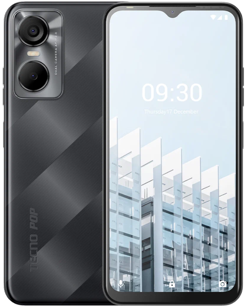 Смартфон TECNO POP 6 Pro (BE8) 2/32GB Polar Black