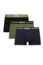 Трусики-боксеры 3шт. Bold BOSS BLACK - оливковый(50514959)