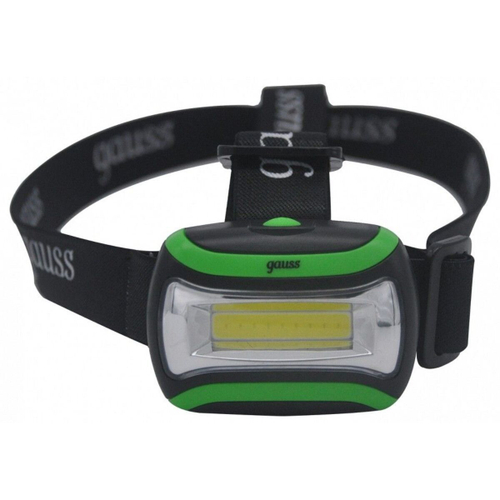Фонарь Gauss LED налобный модель GFL307 3W 180lm 3xAAA