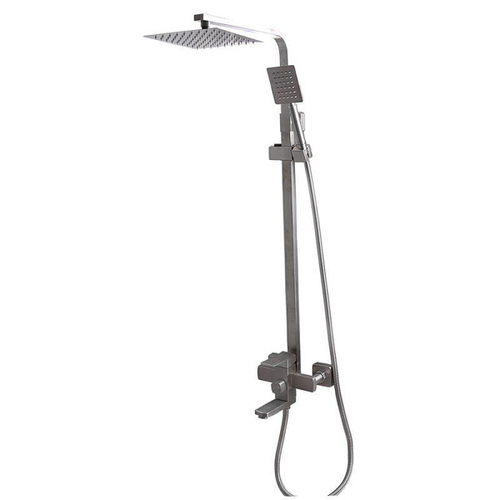 Душевая система с тропическим душем Fashun A52402 со смесителем, сатин