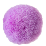 Розовая анальная втулка 13см с сиреневым пушистым хвостиком ToyFa ToDo Sweet Bunny 357016