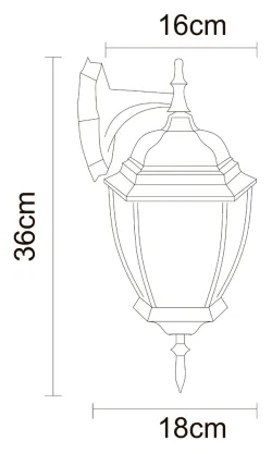 Уличный настенный светильник Arte Lamp PEGASUS