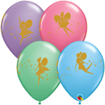 Шар латексный 28см Феи волшебные (Ассорти)