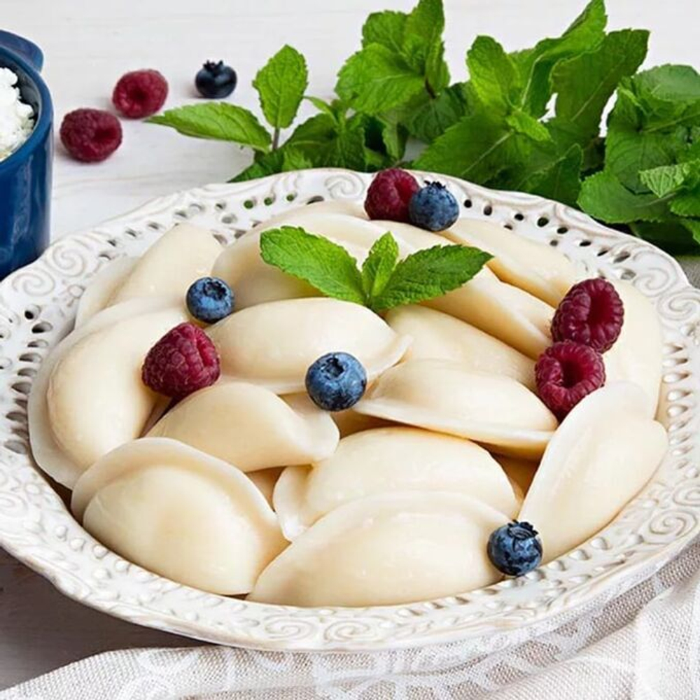 Вареники с творогом, упаковка 500 гр