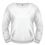 СВИТШОТ ЖЕНСКИЙ ФЛИС, 300 гр, белый, W-301 48 (L)