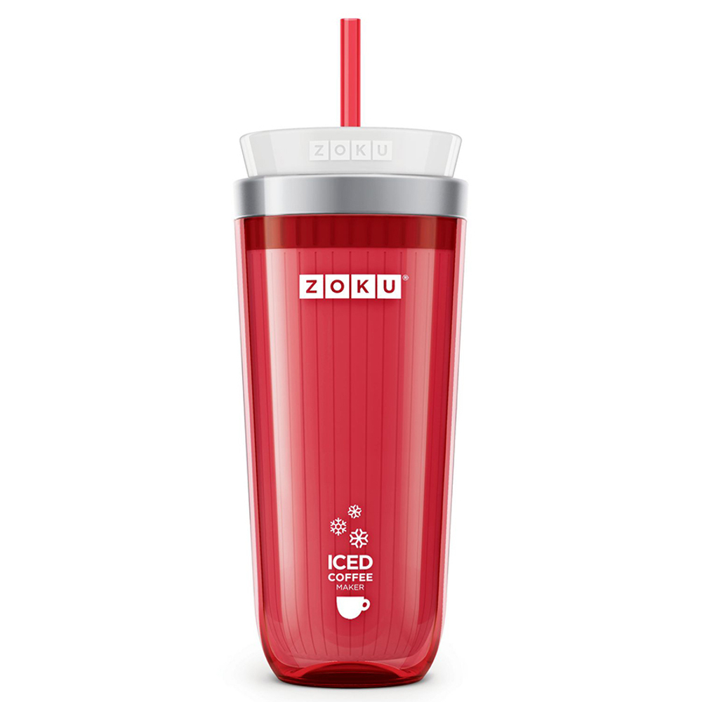 Стакан для охлаждения напитков iced coffee maker красный