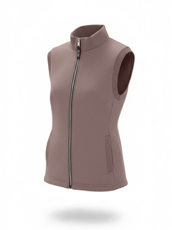 Жилет с начесом на молнии