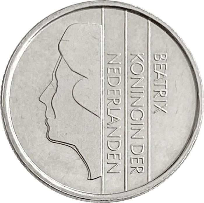10 центов 1982-2001 Нидерланды XF
