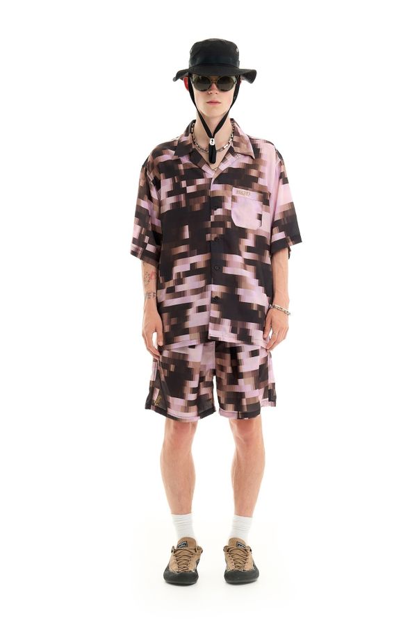 Рубашка Saturn Clouds коричневая - фото 2