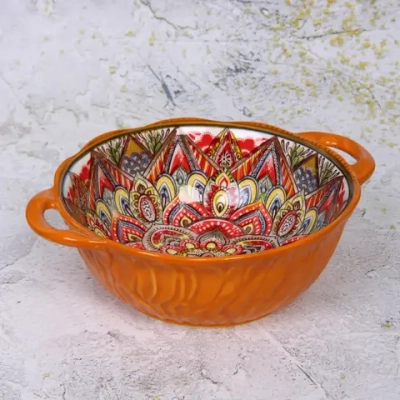 Форма керамическая для запекания «Марракеш» оранж 24*19,5*7см