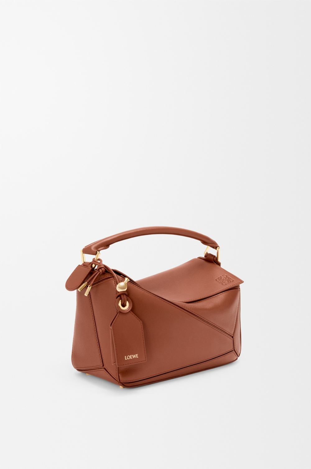 Loewe Маленькая сумка натуральной кожи, коричневый