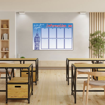 Стенд Information Английский с карманами А4 1500001085