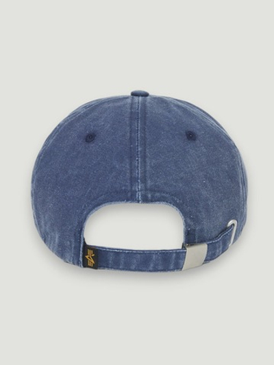 Бейсболка Alpha Industries Battlewash Cap Rep. Blue (Синяя)
