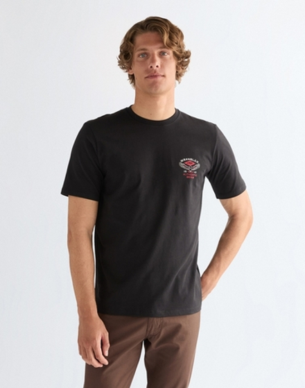 Футболка мужская WRANGLER SMALL AMERICANA TEE BLACK