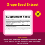 Natural Factors, GrapeSeedRich, экстракт виноградных косточек, 100 мг, 90 вегетарианских капсул