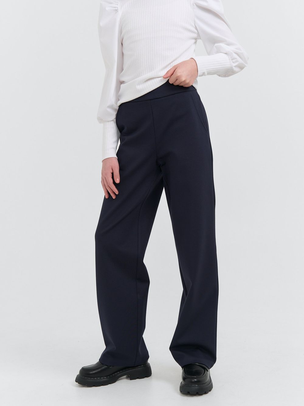 Брюки "Синие" для девочки 7+