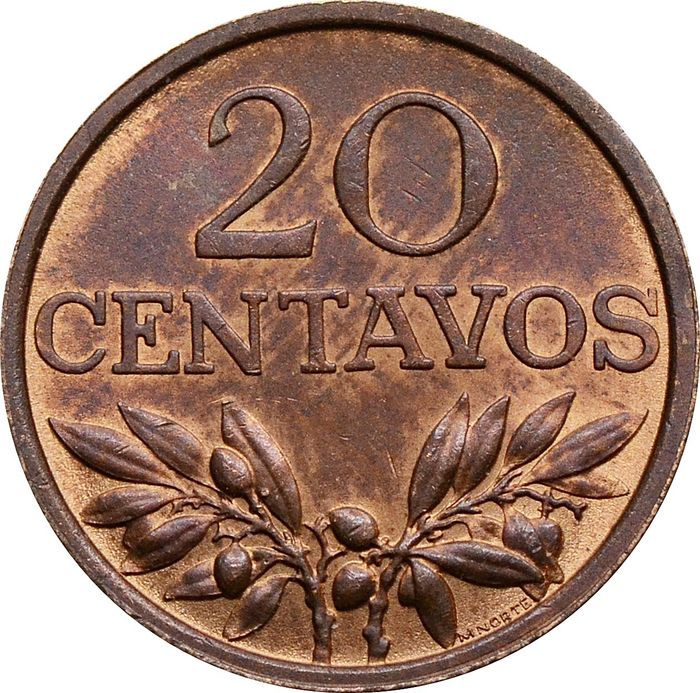 20 сентаво 1970 Португалия