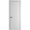 Фото межкомнатной двери эмаль Profil Doors 10PE крем вайт глухая кромка чёрная