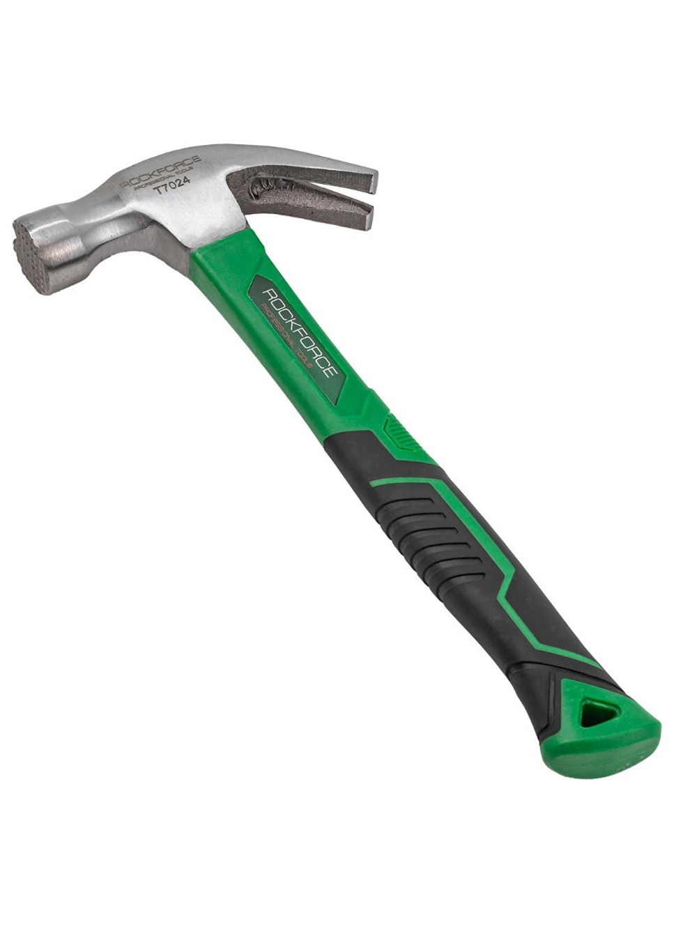 Молоток-гвоздодер с магнитным держателем гвоздя 680гр. RockForce RF-T7024
