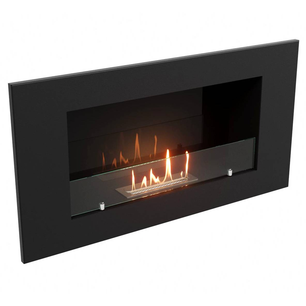 Каминокомплект:Биокамин Firelight BFP/W-90+Набор керамических камней М, черные