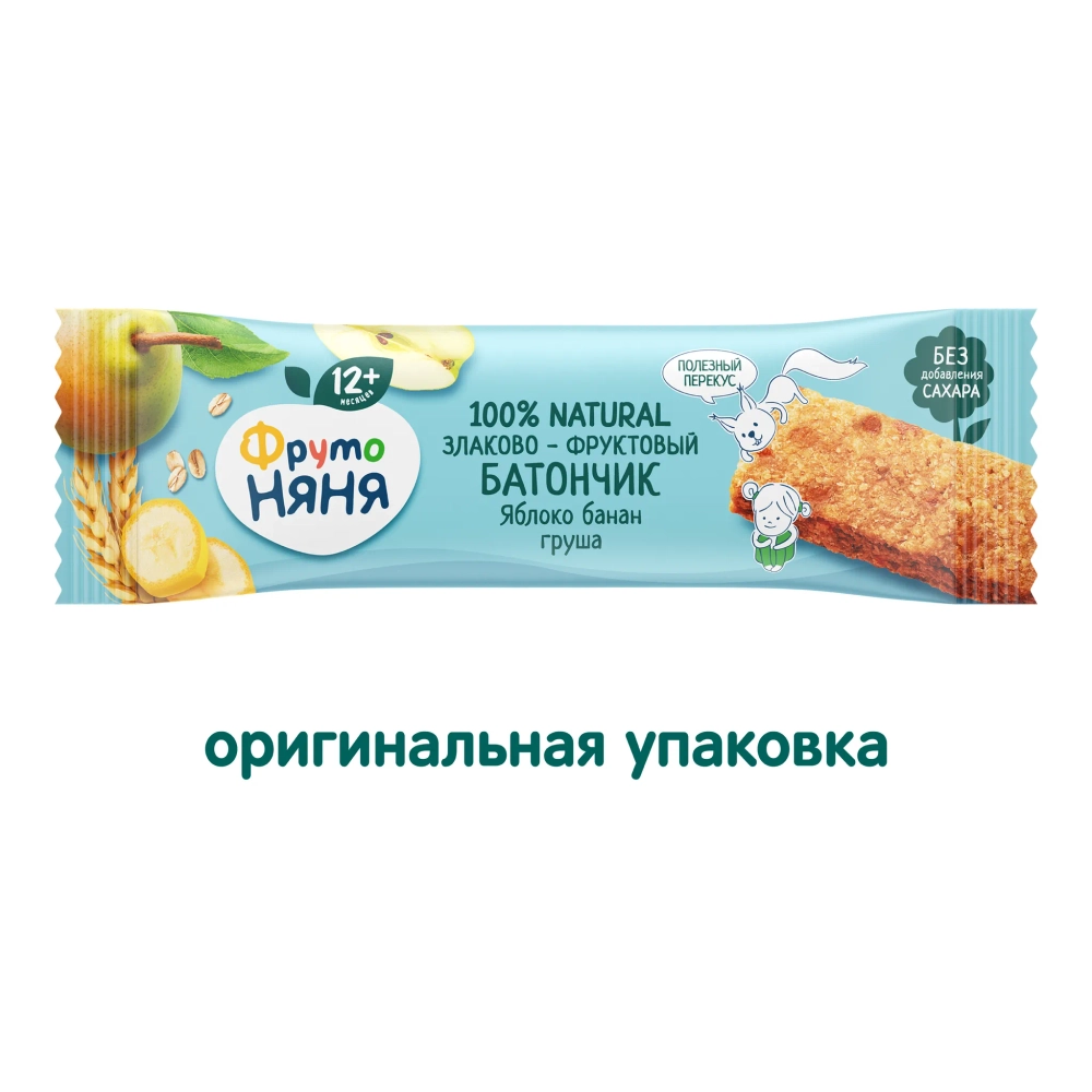 Фрутоняня батончик яблок-банан-груша 25г