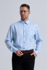 Сорочка мужская VESTER длинный рукав, в клетку, хлопок/лиоцелл 55641 07