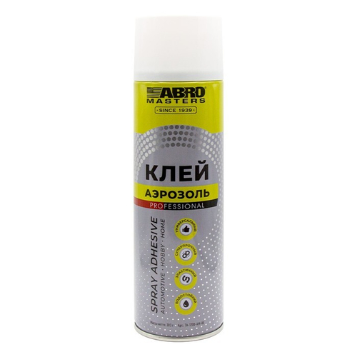 Клей профессиональный ABRO (383г) аэрозоль