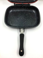 Сковорода гриль 30*24*7,5см, ручка Soft touch с магнитным замком