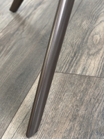 Стул М-City DISAUR Понтус (Pontus) поворотный на 360 градусов, Бежевый, ткань, Шоколадное Золото каркас