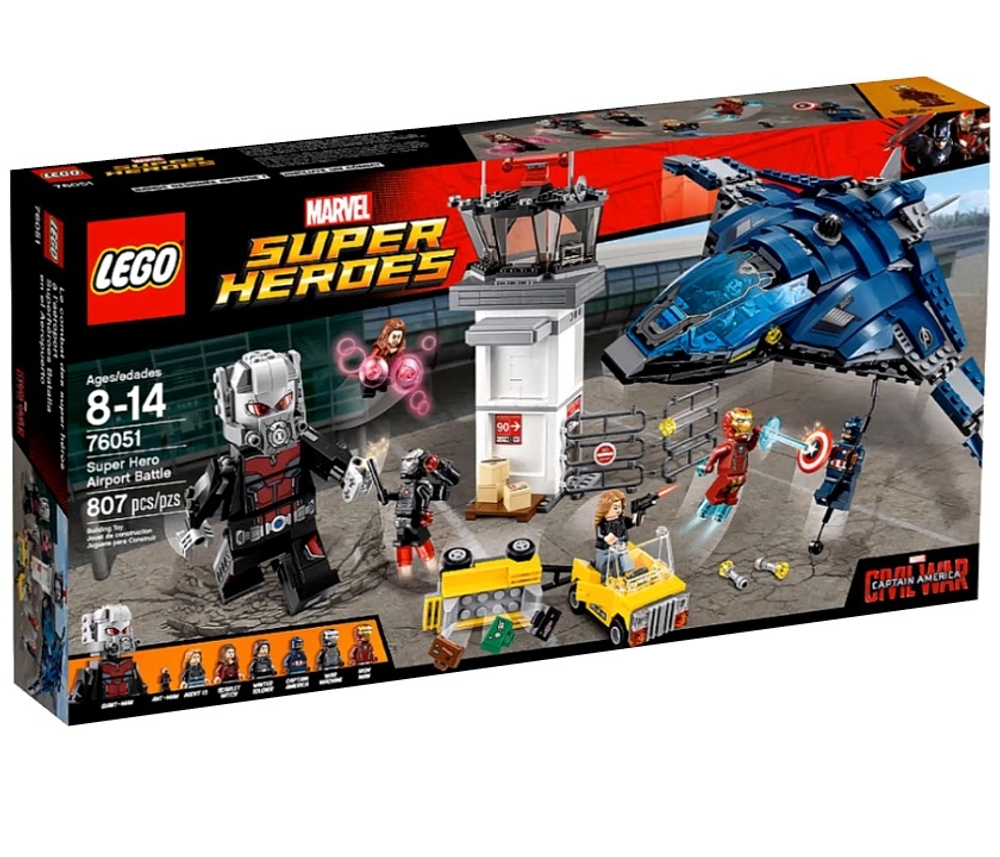 LEGO Super Heroes: Сражение в аэропорту 76051 — Airport Battle — Лего Супергерои Марвел
