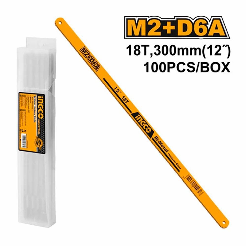 Полотно ножовочное по металлу 18T 300 мм INGCO HSBB22188 INDUSTRIAL