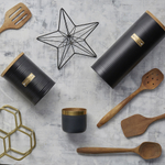 Емкость для хранения пасты otto черная 2 л