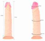 Фаллоимитатор на присоске Human Form киберкожа 23 см