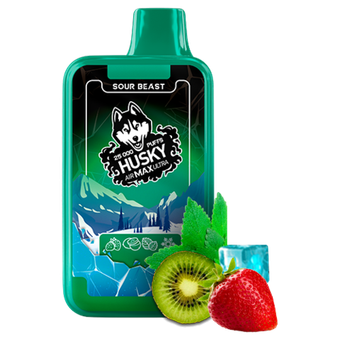 HUSKY AIR MAX ULTRA 25000 - Клубника, киви, мята и лед (Sour Beast)