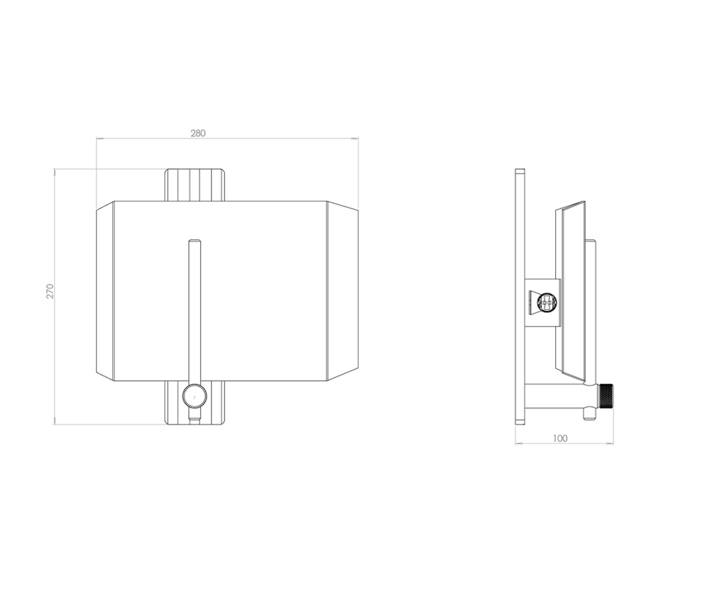 Wall design lamp  Aegis by Bert Frank