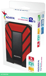 Внешний накопитель A-Data HD710Pro 2Tb AHD710P-2TU31-CRD черный/красный