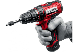 Дрель-шуруповерт ЗУБР 12В, 2 АКБ 2Ач, в кейсе ДШЛ-125-22