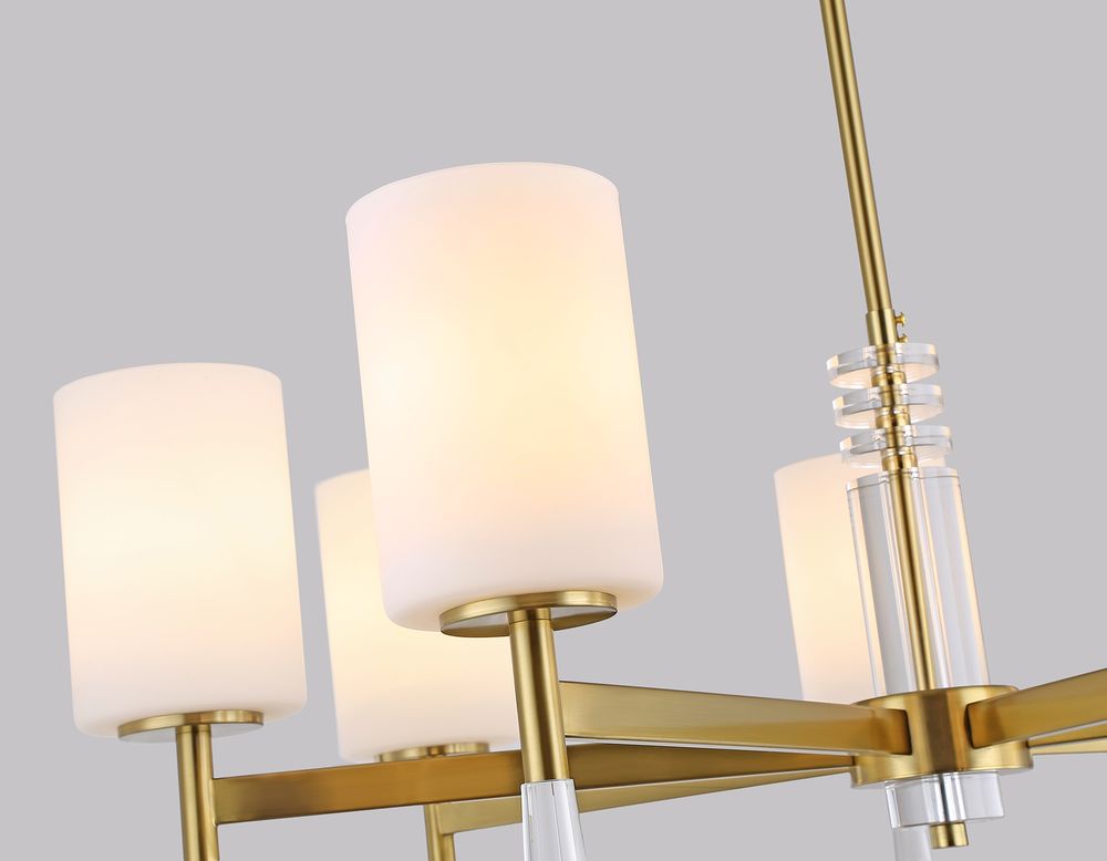 Ambrella Люстра со стеклянными плафонами на штанге Modern LH56263