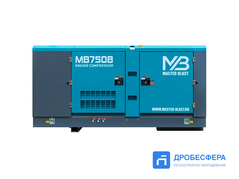 Дизельный винтовой компрессор MASTER BLAST MB-750B