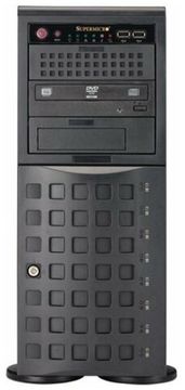Сервер Supermicro SuperServer 7049P-TR без процессора/без ОЗУ/без накопителей/количество отсеков 3.5" hot swap: 8/2 x 1280 Вт/LAN 1 Гбит/c