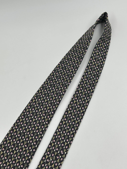 Галстук чёрный «Лук» Salvatore Ferragamo