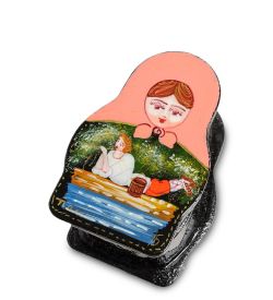 Народные промыслы ШК-12/ 2 Шкатулка «Матрешка» в асс.