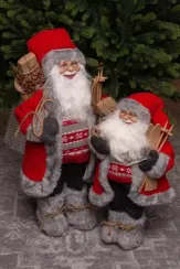 Дед Мороз Величавый в красной шубке 30 см., ЕлкиТорг (ZS-S-21831-12)