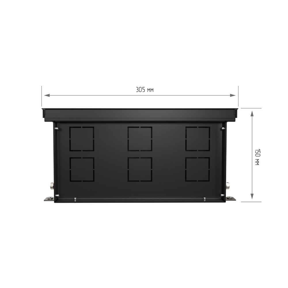 Конвектор внутрипольный Royal Thermo ATRIUM TURBO-150/300/2500-DG-U-BL