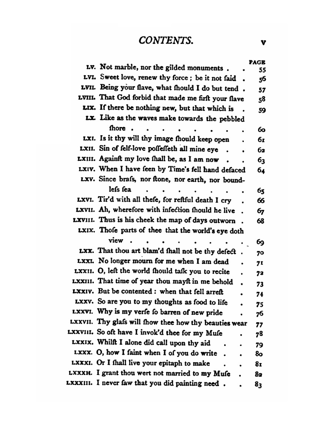 The sonnets of Shakespeare | У.  Шекспир