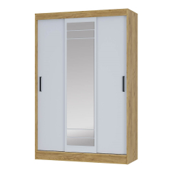 Шкаф-купе Тео ШКК-02, крафт/белый