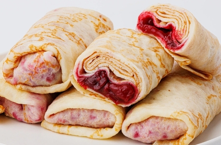 Блинчики с вишней, ТМ Сибирская коллекция, фас по 12шт, прим 1кг