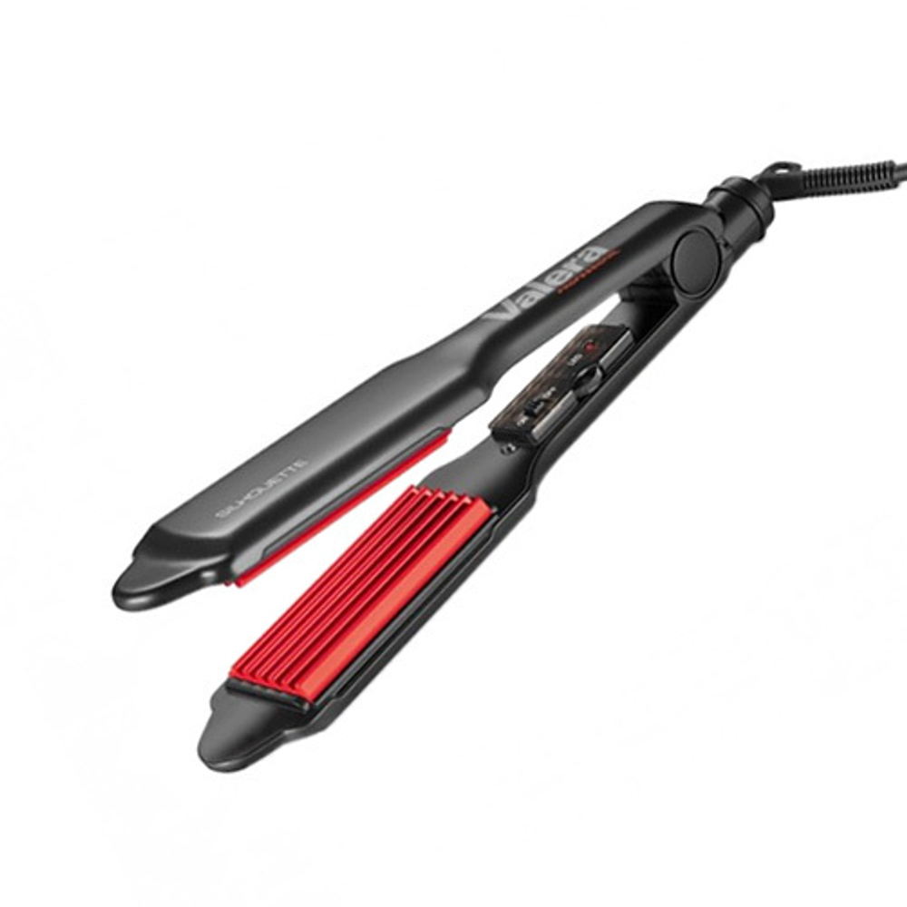 Щипцы-гофре 45x90мм с широкими плавающими пластинами и турмалиновым покрытием Valera Silhouette 647.02