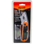 Нож складной с трапециевидным лезвием 18 мм пластиковая двухкомпонентная рукоятка Sparta